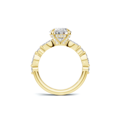 Marquise Accented Eternity Ring