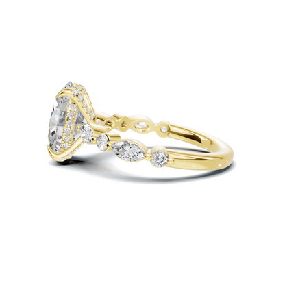 Marquise Accented Eternity Ring