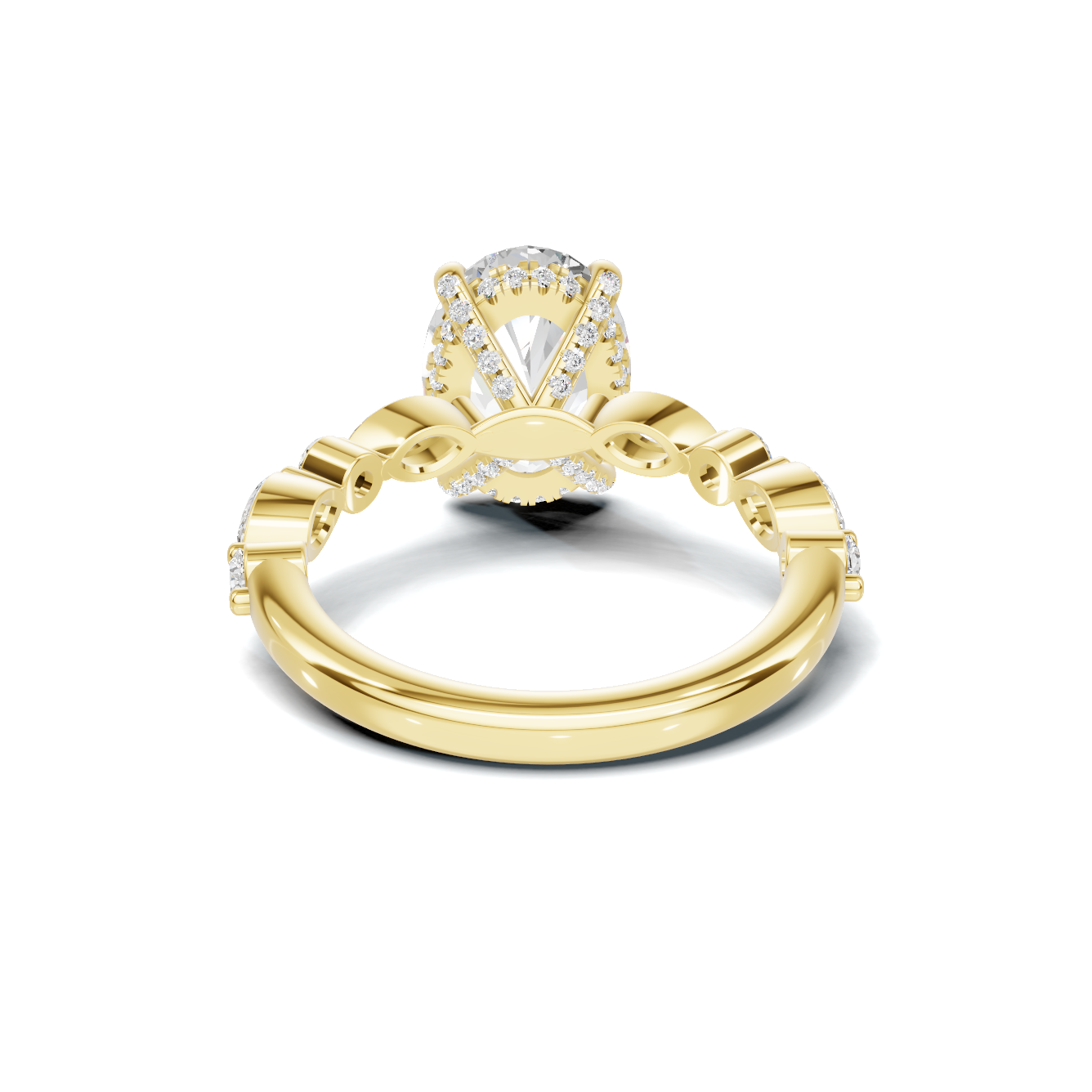 Marquise Accented Eternity Ring