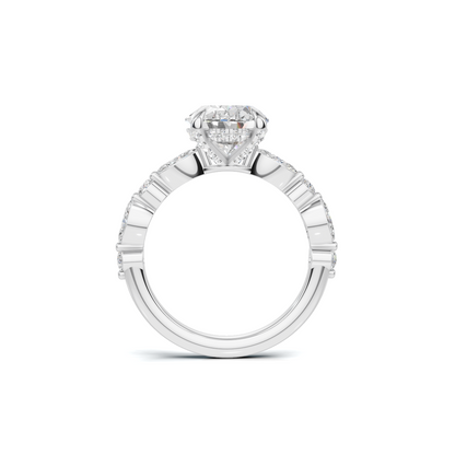 Marquise Accented Eternity Ring