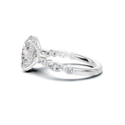 Marquise Accented Eternity Ring