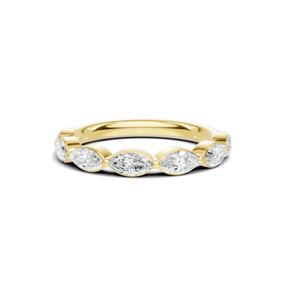 Marquise Accented Stackable Ring