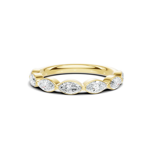 Marquise Accented Stackable Ring