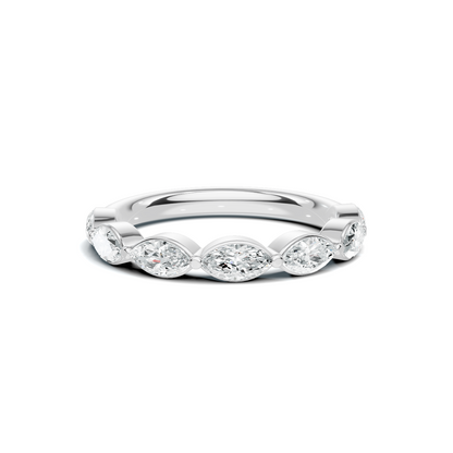 Marquise Accented Stackable Ring