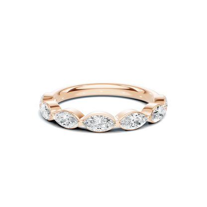 Marquise Accented Stackable Ring