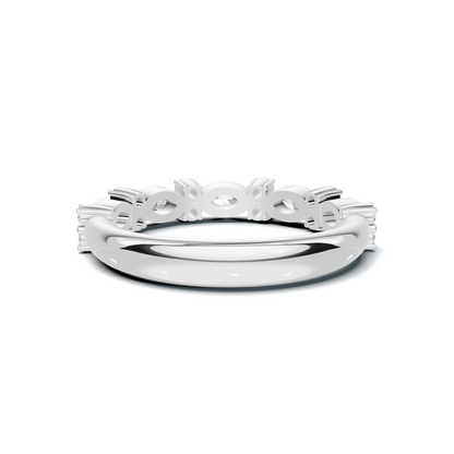 Marquise Alternating Stackable Ring