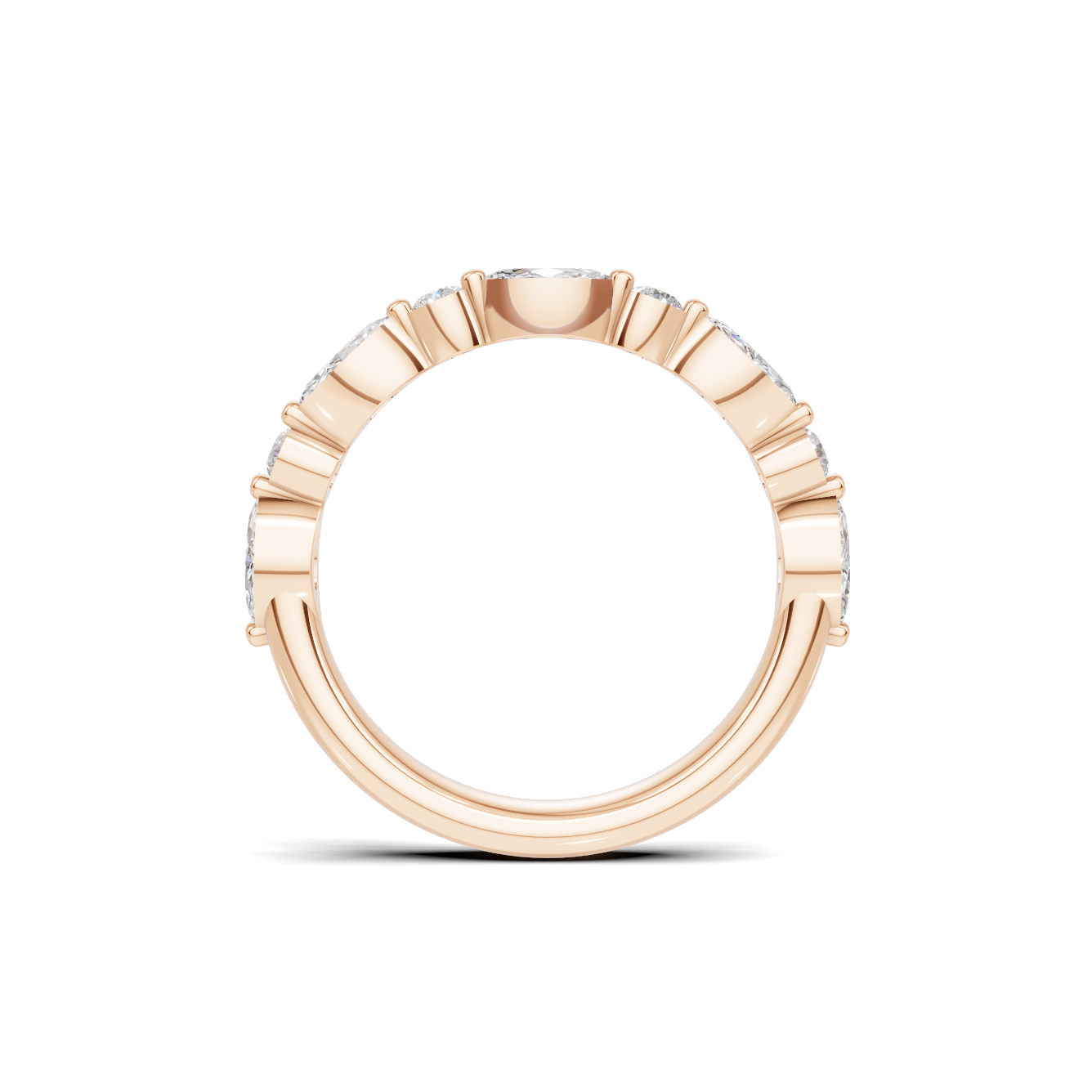Marquise Alternating Stones Ring