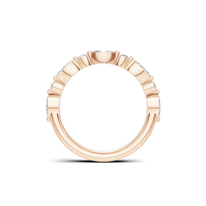 Marquise Alternating Stones Ring