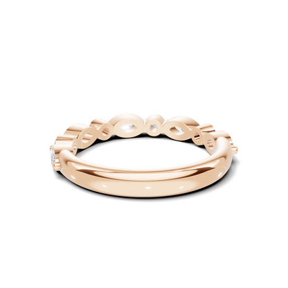 Marquise Alternating Stones Ring