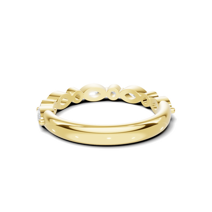 Marquise Alternating Stones Ring