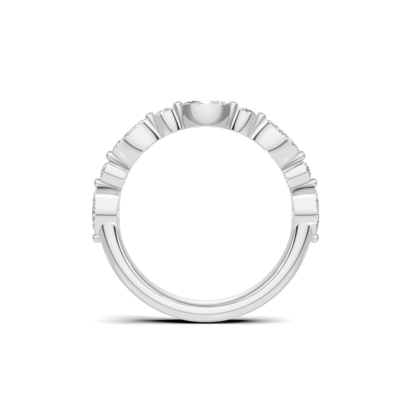 Marquise Alternating Stones Ring