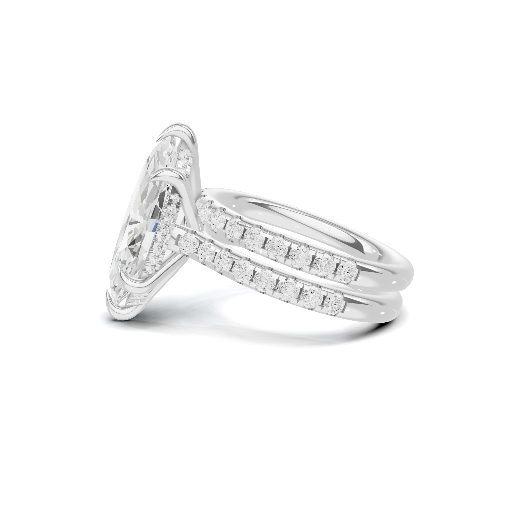 Marquise Bridal Ring