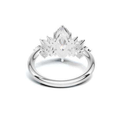 Marquise Cluster Ring