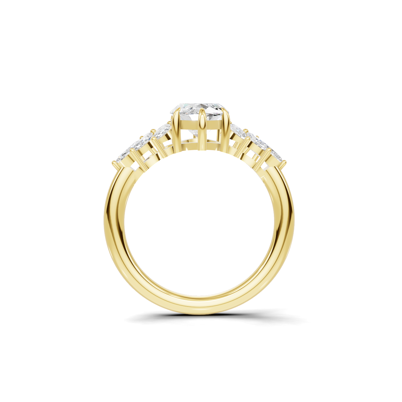Marquise Cluster Ring