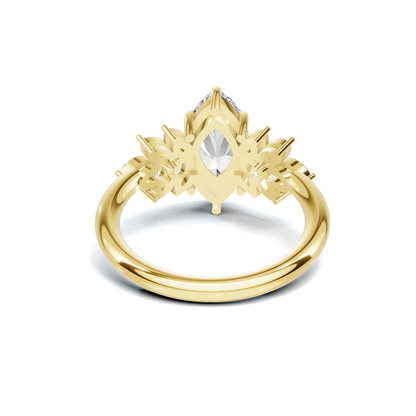 Marquise Cluster Ring