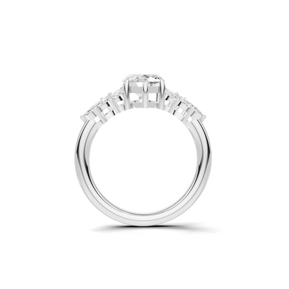 Marquise Cluster Ring