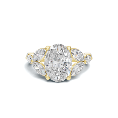Marquise Cluster Statement Ring