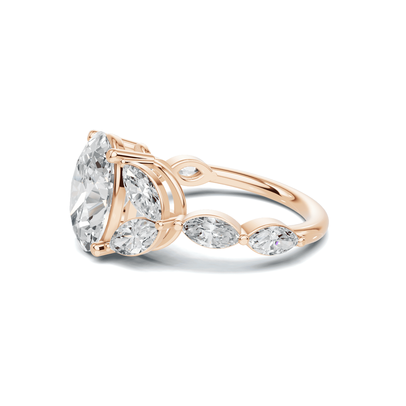 Marquise Cluster Statement Ring