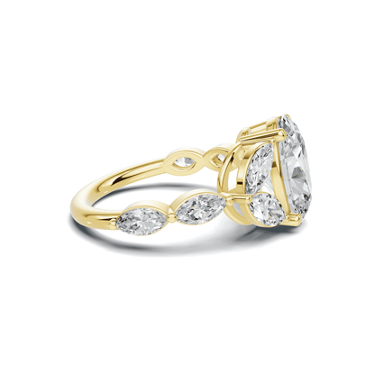Marquise Cluster Statement Ring