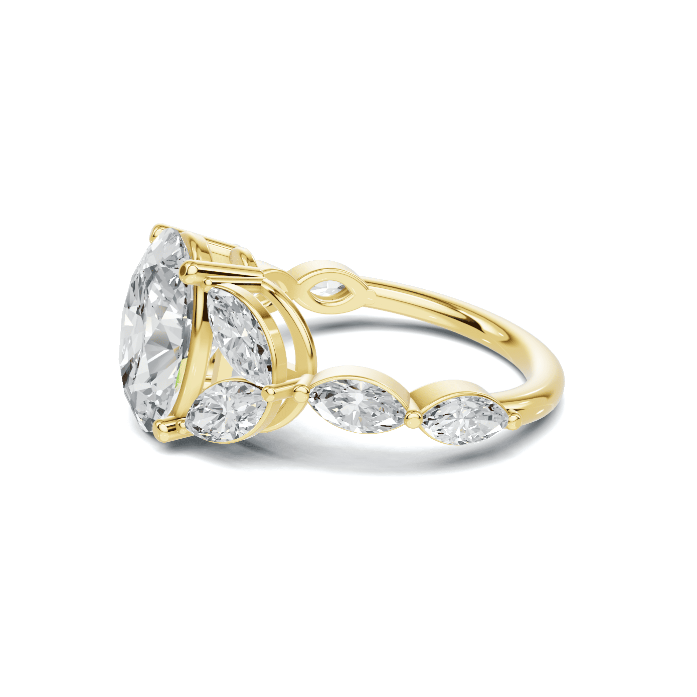 Marquise Cluster Statement Ring