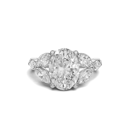 Marquise Cluster Statement Ring