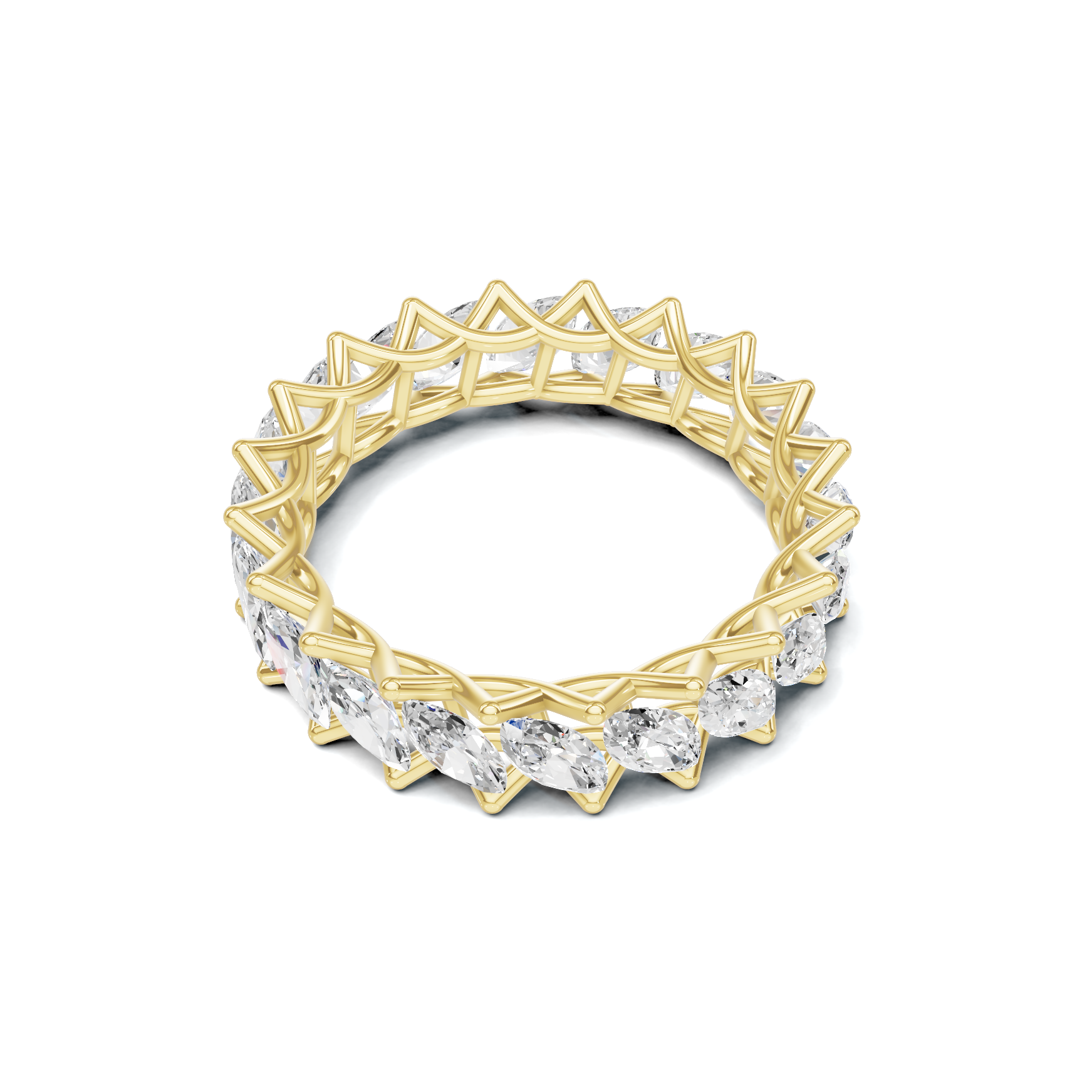 Marquise Eternity Band Ring