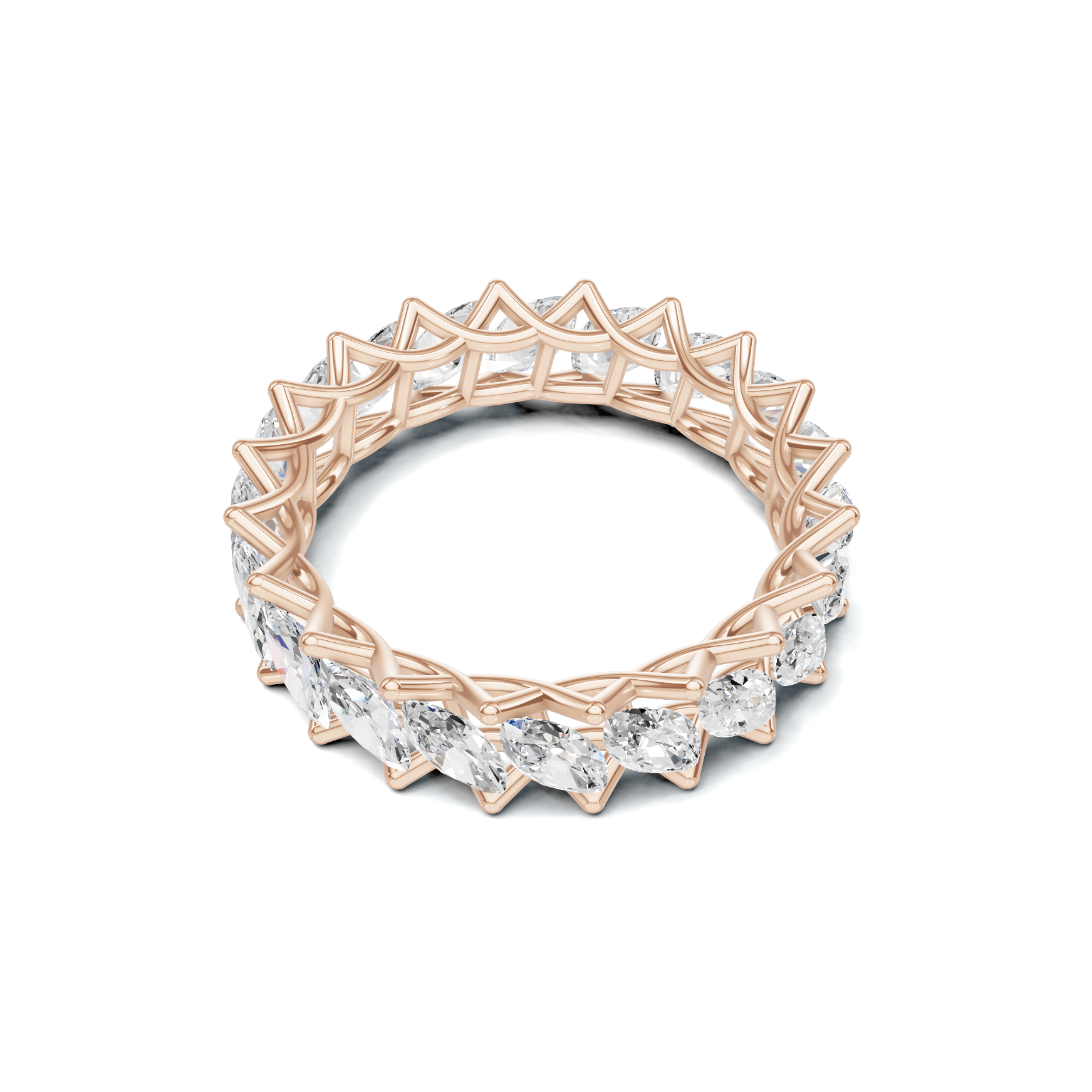 Marquise Eternity Band Ring