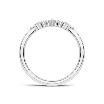 Marquise Fan Curved Ring