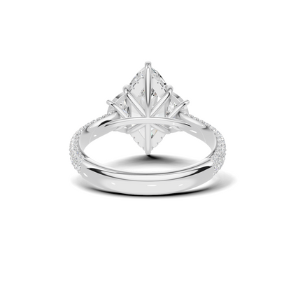 Marquise Half Moon Ring