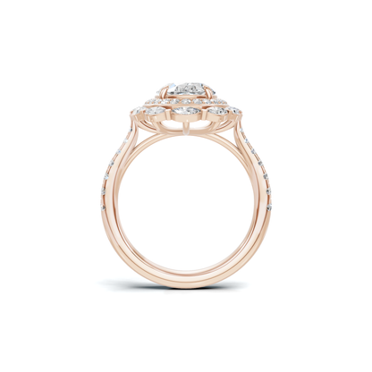 Marquise Halo Ring