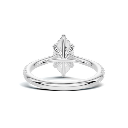 Marquise Pave Accented Ring