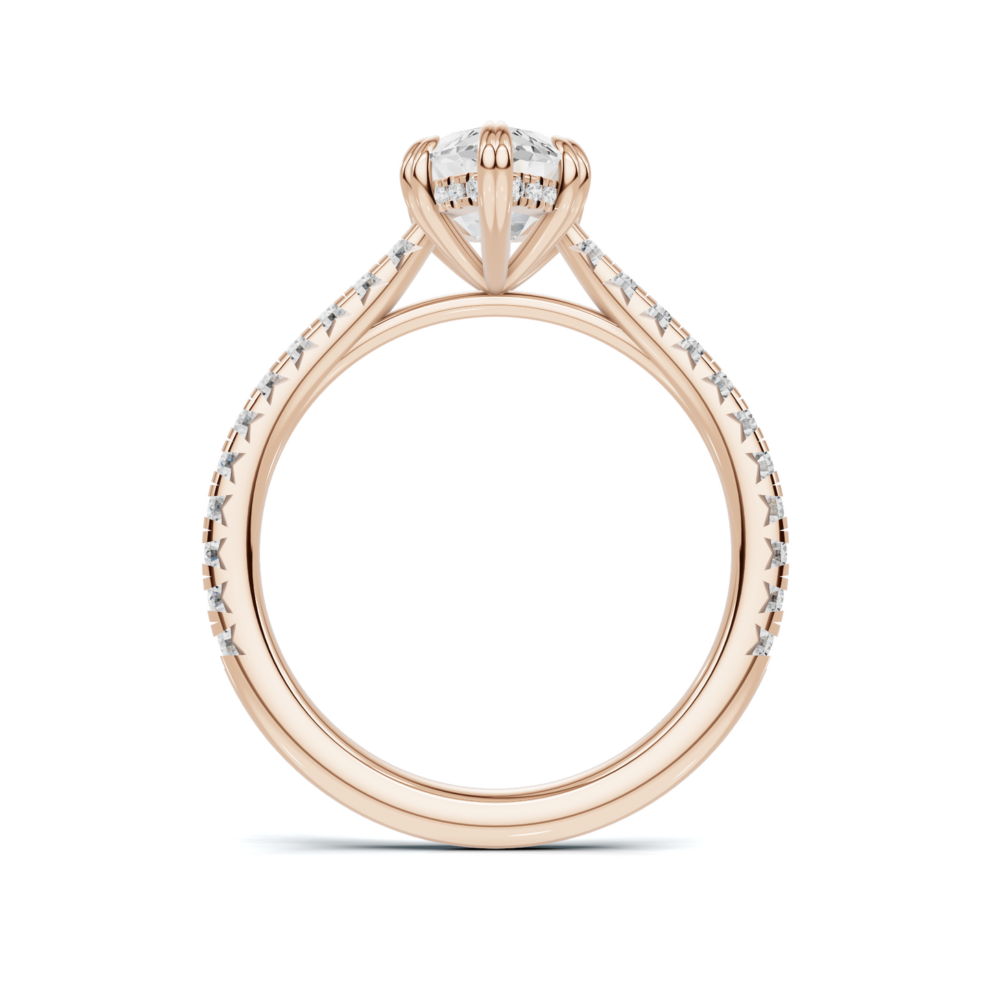 Marquise Pave Accented Ring