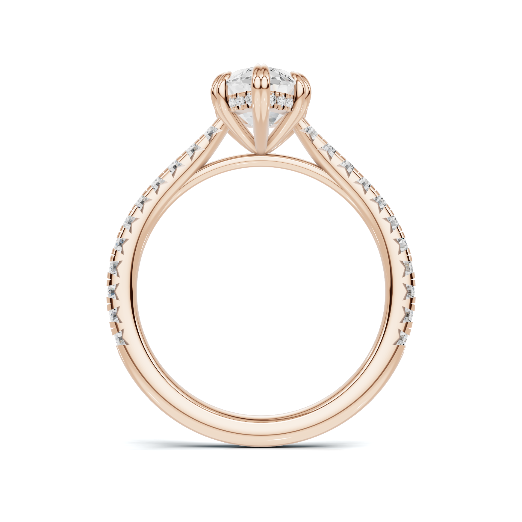 Marquise Pave Accented Ring