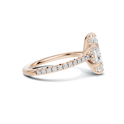 Marquise Pave Accented Ring