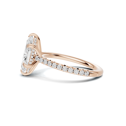 Marquise Pave Accented Ring