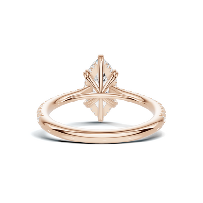Marquise Pave Accented Ring