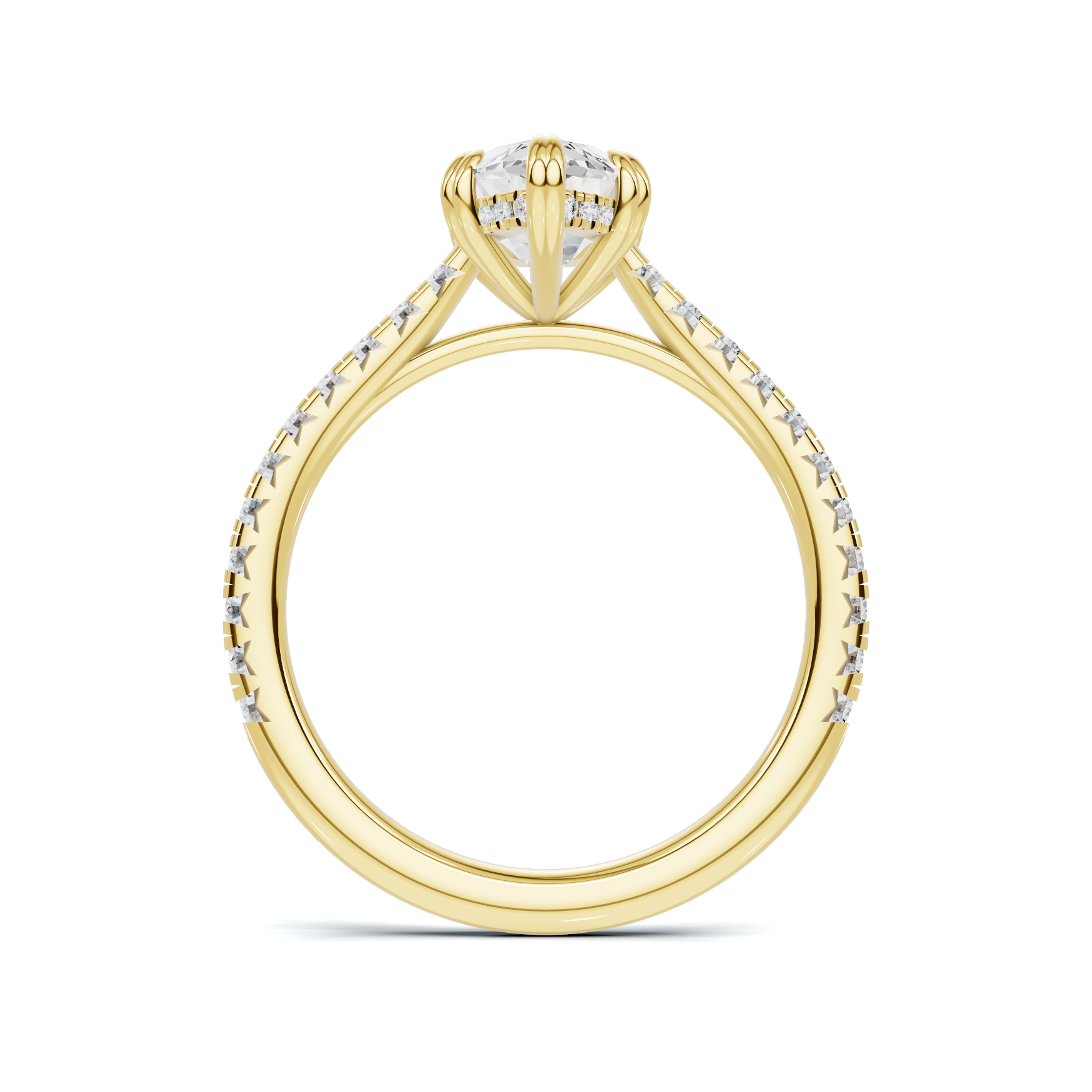 Marquise Pave Accented Ring