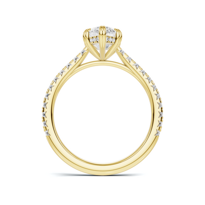 Marquise Pave Accented Ring