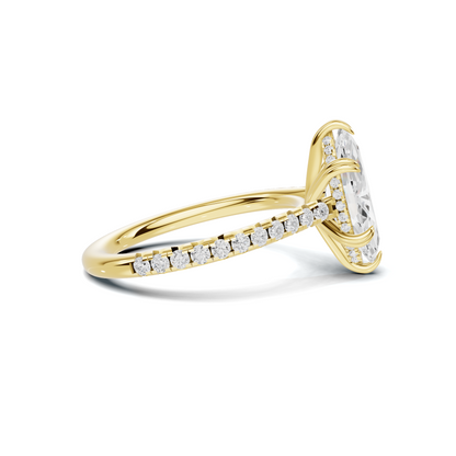 Marquise Pave Accented Ring