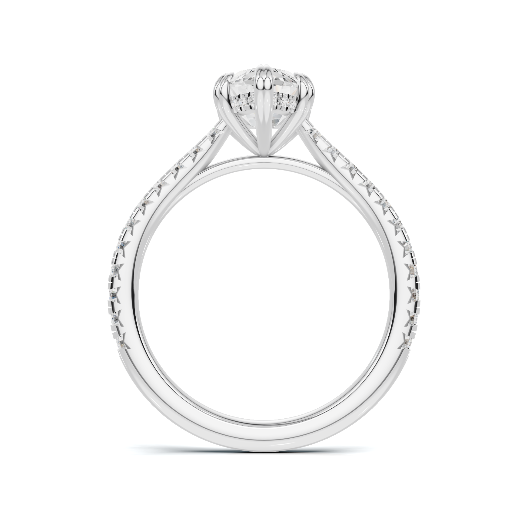 Marquise Pave Accented Ring