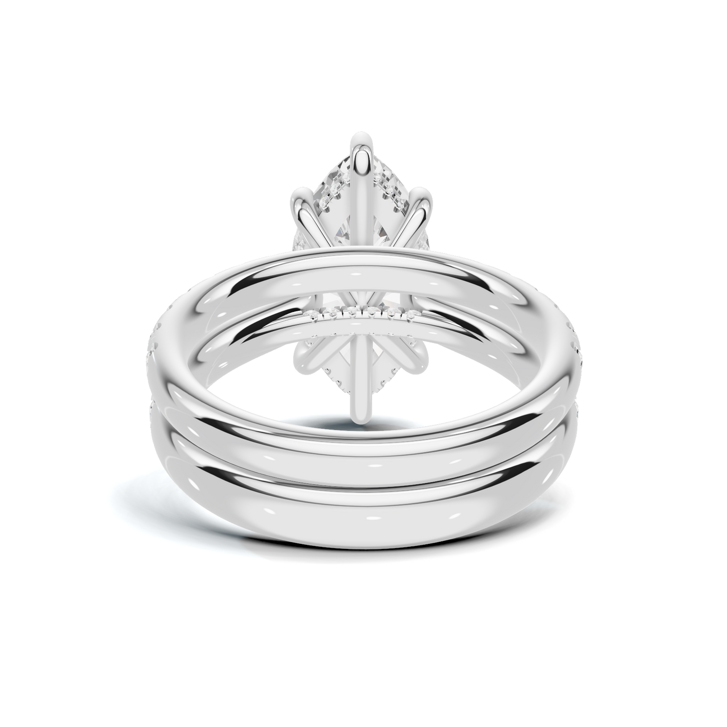 Marquise Pave Bridal Ring