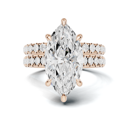 Marquise Pave Bridal Ring