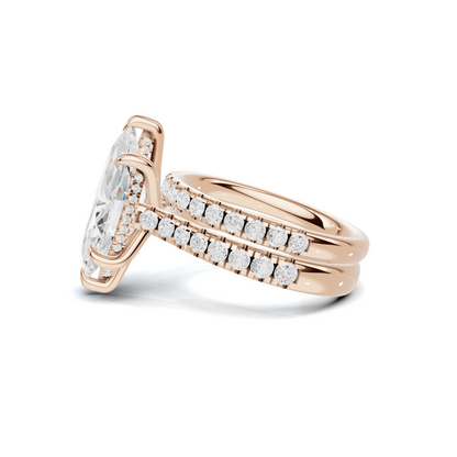 Marquise Pave Bridal Ring