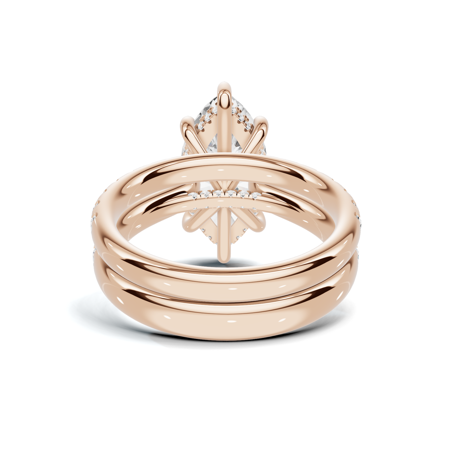 Marquise Pave Bridal Ring