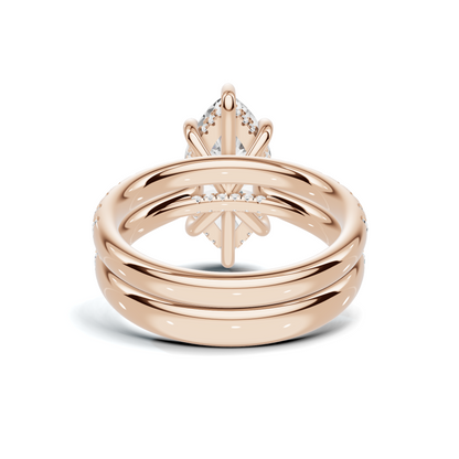 Marquise Pave Bridal Ring