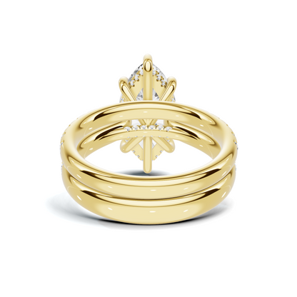 Marquise Pave Bridal Ring