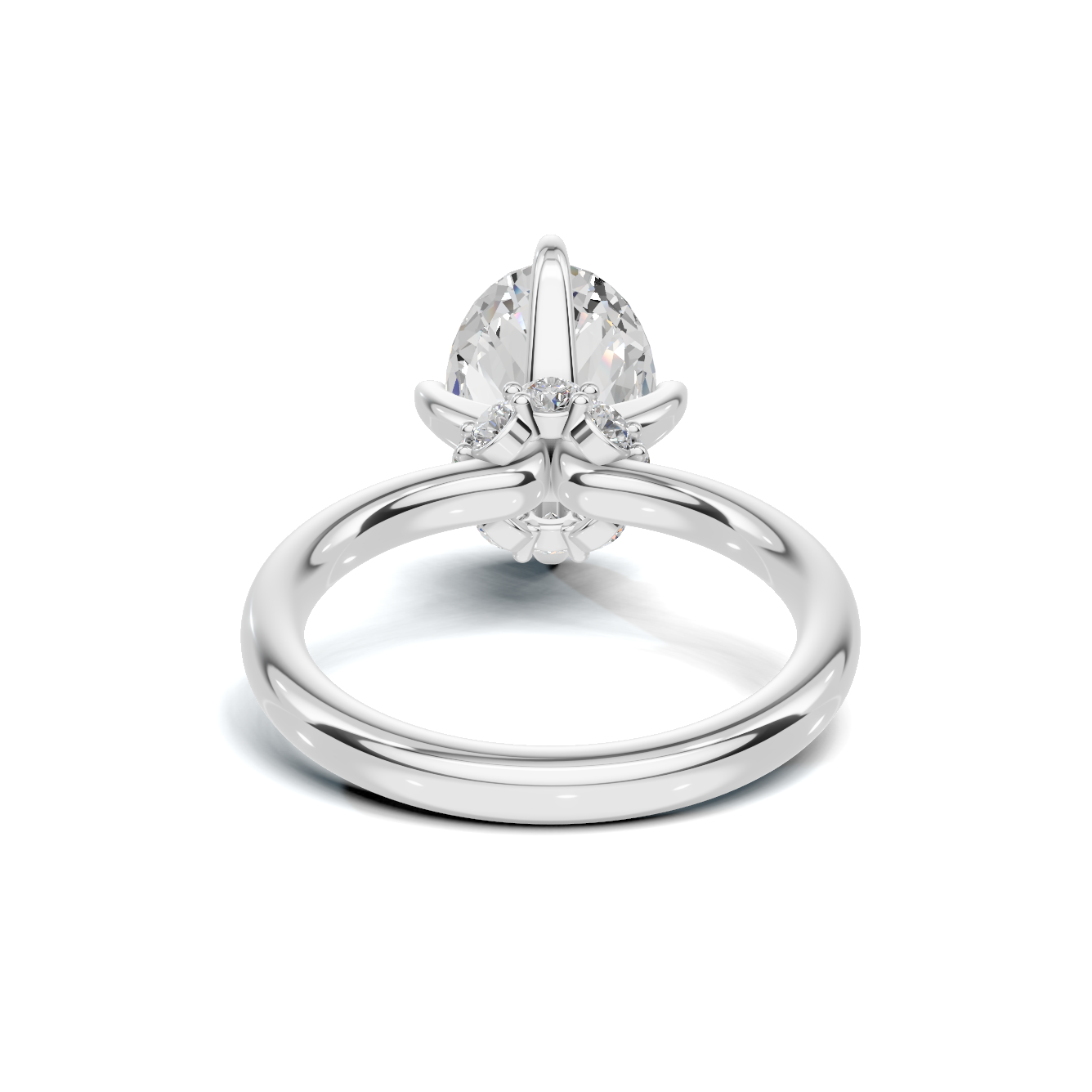 Marquise Side Accents Ring