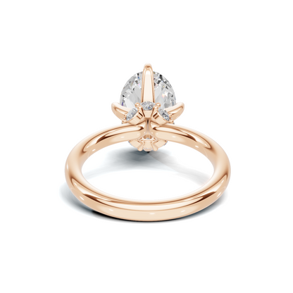 Marquise Side Accents Ring