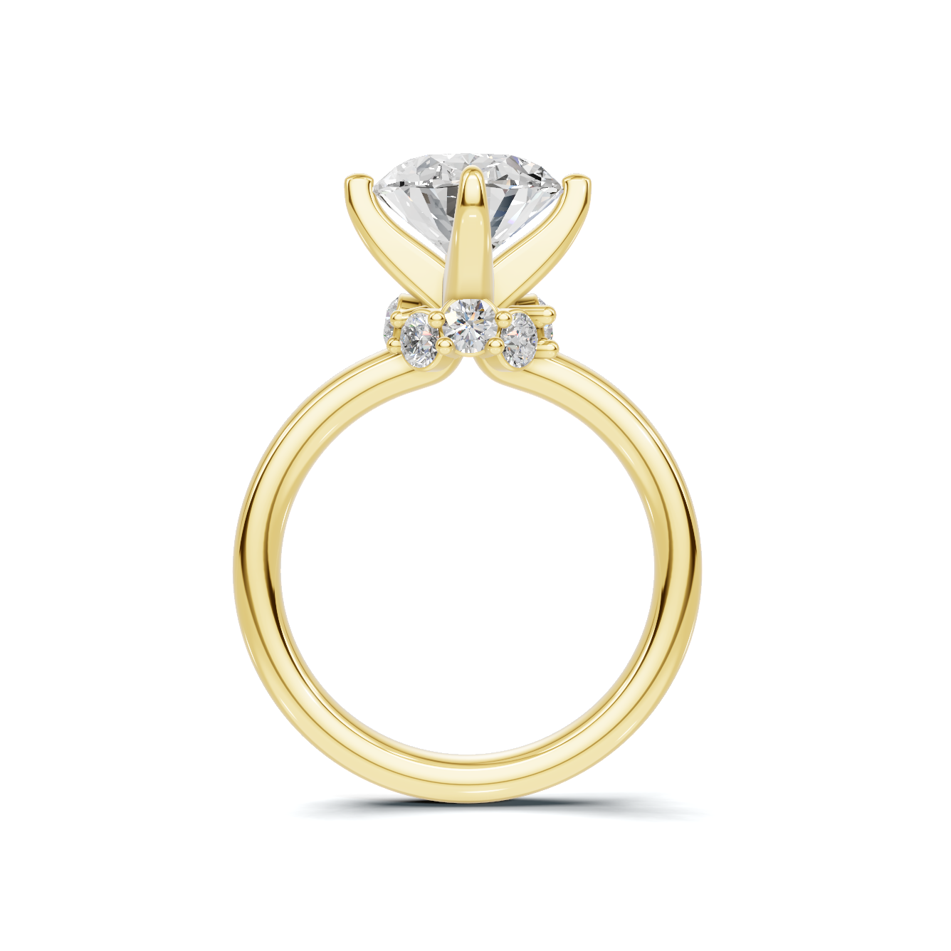Marquise Side Accents Ring