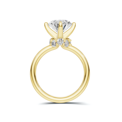Marquise Side Accents Ring